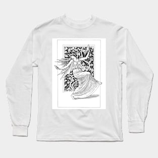 Dancing Nymph 1895 Walter Crane Long Sleeve T-Shirt